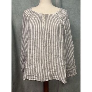 Old Navy Women Long Sleeve Henley Blouse Top Shirt Size XL